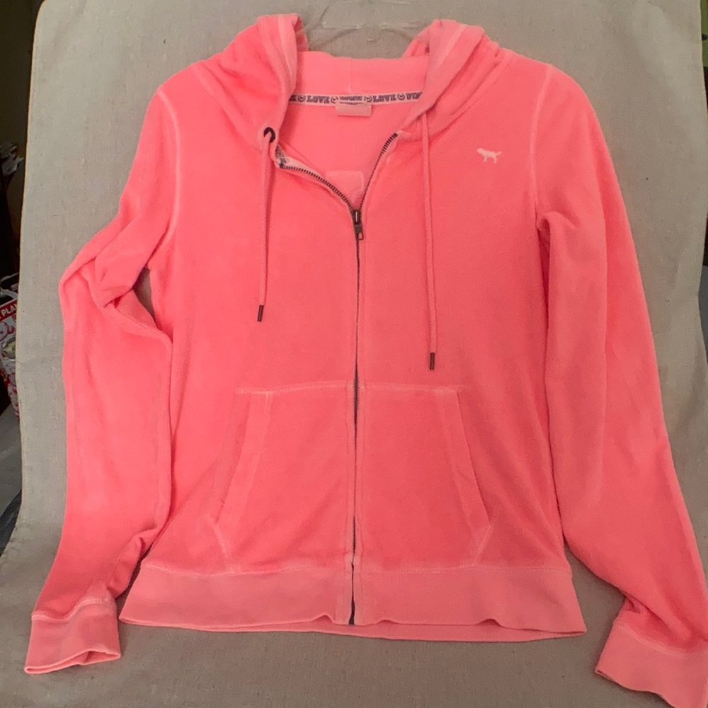 Pink Victoria's Secret terry hoodie